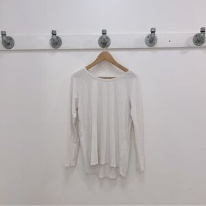 Lululemon long sleeve white tech shirt